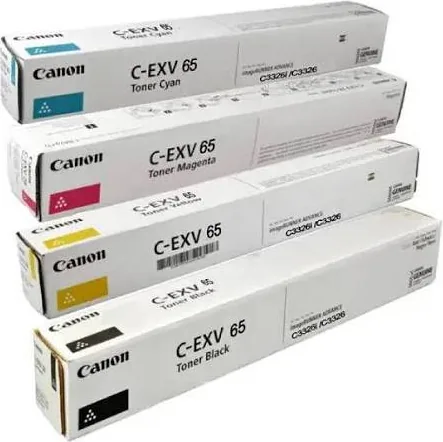 Canon C-EXV 65 — طقم 4 ألوان — أحبار وتونر أصلي